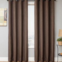 Blindsgalore Signature Drapery Panel: Euro Linen Blackout - Curtains