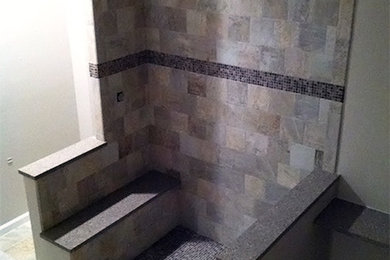 Inspiration for a craftsman staircase remodel in Denver