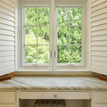 Pretty Vanity Under New Casement Windows - Renewal by Andersen Georgia