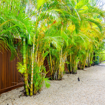 Mocha Walnut PVC Vinyl Fence