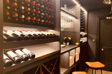 Minimalist wine cellar photo in London
