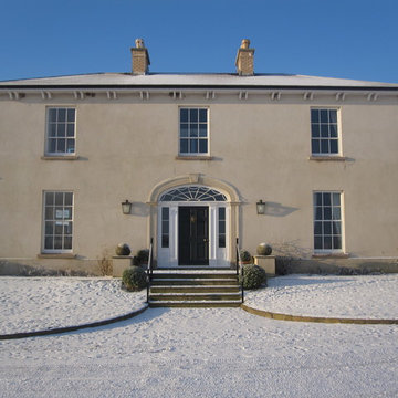 A FROSTY MORNING AT THIS NEO-GEORGIAN COUNTRY HOUSE SET IN AN IDYLLIC IRISH LAND