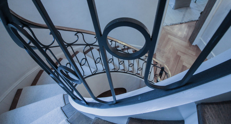 Sculptural/Elliptical Staircase Near Foreign Embassies in Wash. DC, 20008