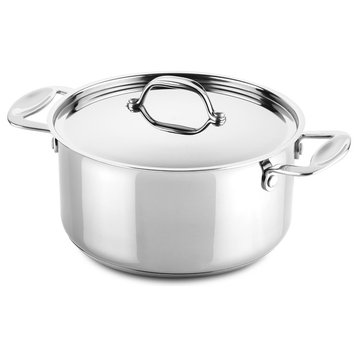 Casserole 2-Handle With Lid Glamour Stone, 8"