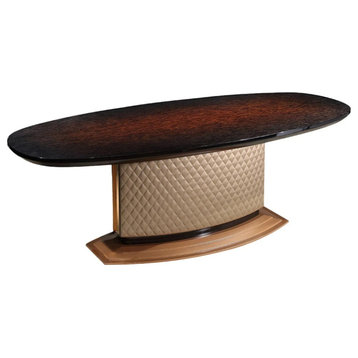 Nicky Glam Black, Red & Copper Dining Table
