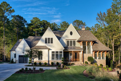 Transitional exterior home photo in Raleigh