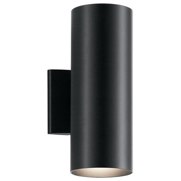 Kichler 2-LT Indoor/Outdoor Wall Light, Black