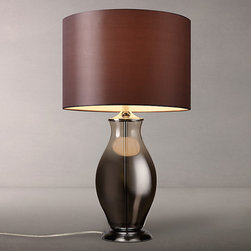 John Lewis Alana Ombre Glass Table Lamp - Table Lamps