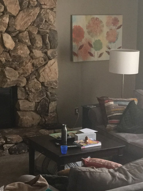 Lava Rock Stone Fireplace Mantle