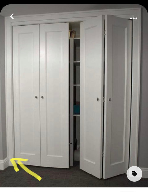 molding around bifold doors?
