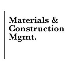Materials & Construction Mgmt