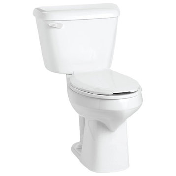 Mansfield SmartHeight 1.28 GPF Two-Piece Toilet Kit, Vitreous China - White
