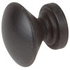 1" Round Knob Oil Rubbed Bronze
