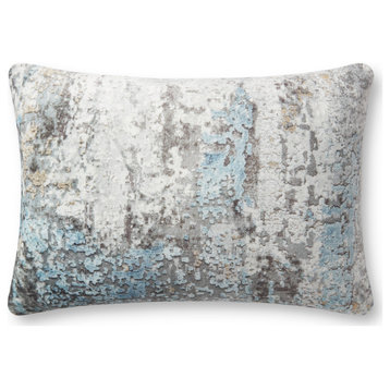 Loloi PLL0065 Grey / Multi 16" x 26" Cover Only Pillow