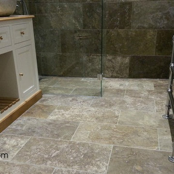 Traditional shower room in a Victorian Wandsworth Home