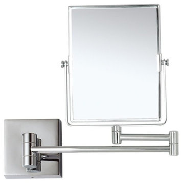 Double Face 7x Wall Mounted Magnifying Mirror