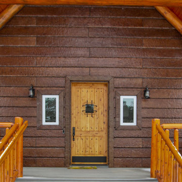 Concrete Log Siding Homes