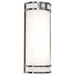 AFX - AFX ELTW0718LAJD1BA Elston - 1 Light Outdoor Wall - LED Specifications - 10 Lumens,  CRI,Elston 1 Light Outdo Brushed Aluminum *UL Approved: YES Energy Star Qualified: n/a ADA Certified: n/a  *Number of Lights: 1-*Wattage:22w Integrated LED bulb(s) *Bulb Included:Yes *Bulb Type:Integrated LED *Finish Type:Brushed Aluminum