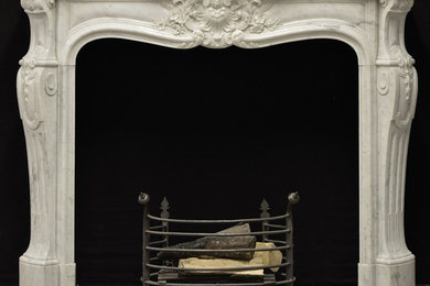 Available Antique White Marble Fireplaces