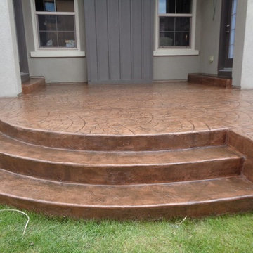 Bourne - Stamped concrete