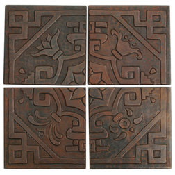 Traditional Floor Medallions And Inlays by Copper Sinks Direct