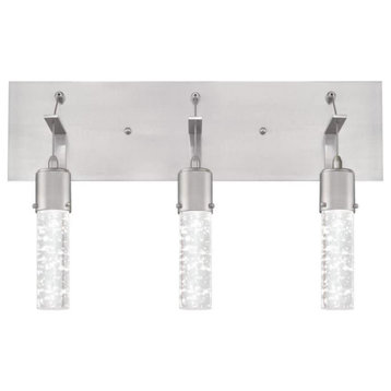 Westinghouse 6372100 Cava 3 Light 13" Tall LED Wall Sconce - Brushed Nickel