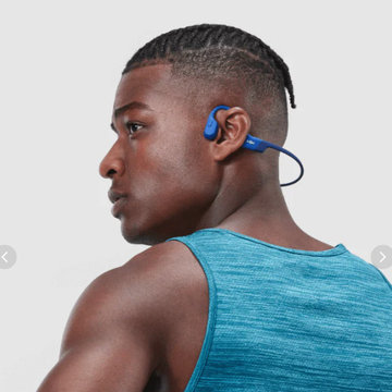 SHOKZ Open Run (Mini) Wireless Sport Headphones - Blue Mini