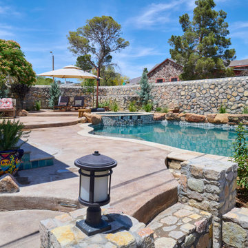 Hillside Backyard Renovation El Paso