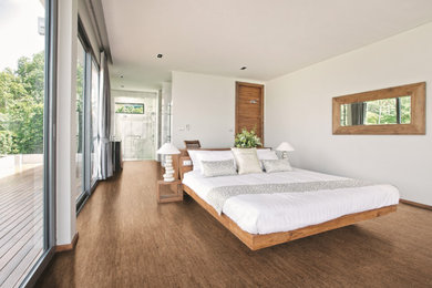 Example of a trendy bedroom design in Other