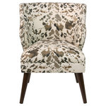 Skyline Furniture MFG. - Leona Modern Chair, Cow Natural - Add this gorgeous accent chair to finish your room decor. Featured in an on-trend upholstery and constructed with plush foam padding for comfort and support. Spot clean only. Easy assembly required. Manufactured in Illinois.