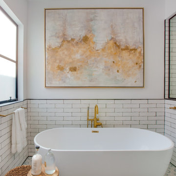 Boho Chic Master Bathroom Design