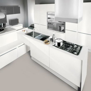 Modern Italian Custom Made Kitchens by LUBE