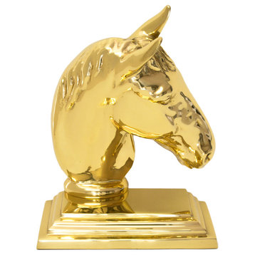 Horse Bookend/Doorstop, Right, Polished