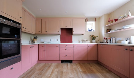 Färginspo: Rosa kök och detaljer