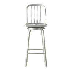 50 Most Por Aluminum Swivel Bar Stools For 2018 Houzz Aluminum Bar Stool Brushed Swivel Stools And Counter