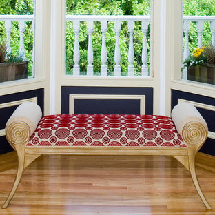 Pacific Heights Pop - Custom bench by Kimball Starr Interior Design