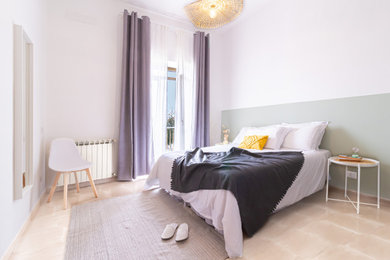 Foto di una camera da letto mediterranea