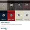 Elkay ELXU2522 Quartz Luxe 24-5/8" Undermount Single Basin Quartz - Caviar