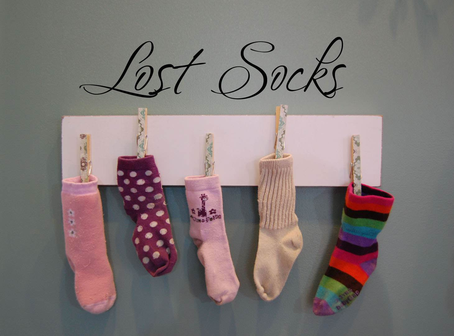 Lost Socks Wall Decal by Stix Design