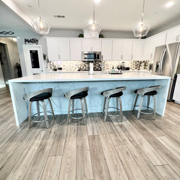 Hex Loving Transitional Kitchen Remodel