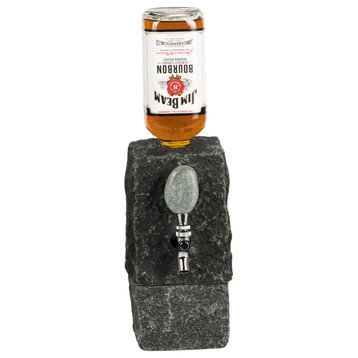 Short Stand for the Stone Drink Dispenser, Black Granite
