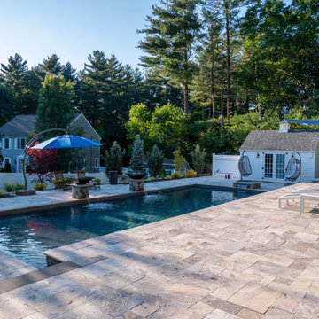 Pembroke 20'x44' PermaCrete Vinyl Liner In Ground Swimming Pool
