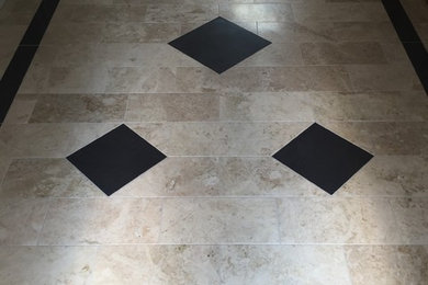 Custom Tile Work - Inlays and Border (Suwanee, GA)