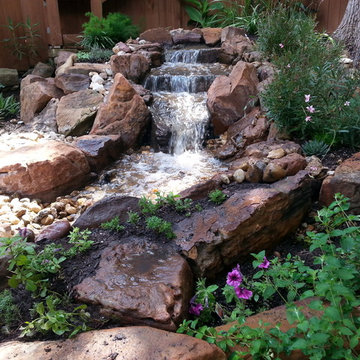 Disappearing, Pondless Waterfall Ideas for your Austin/ Central Texas Landscape