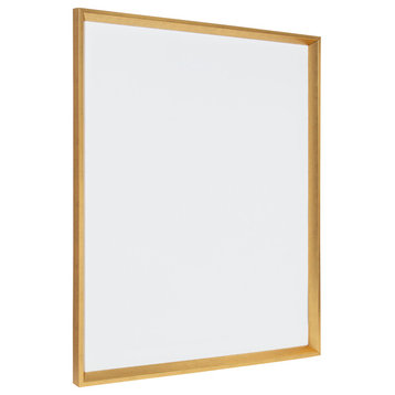 Calter Framed Magnetic Dry Erase Board, Gold 25.5x31.5