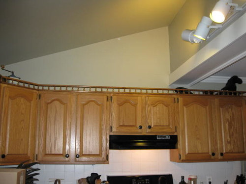 Kitchen With Vaulted Ceiling, Tall Kitchen Cabinets In Vaulted Ceiling