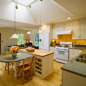 Olive Quartz Kitchen