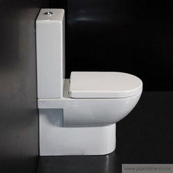 Sfera 63 Back To Wall Toilet Suite With Standard Seat - Toilets