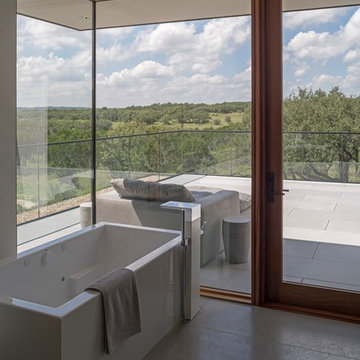 Master Bathroom and Terrace