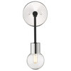Z-Lite 621-1S-MB-PN Neutra 1 Light Wall Sconce in Polished Nickel